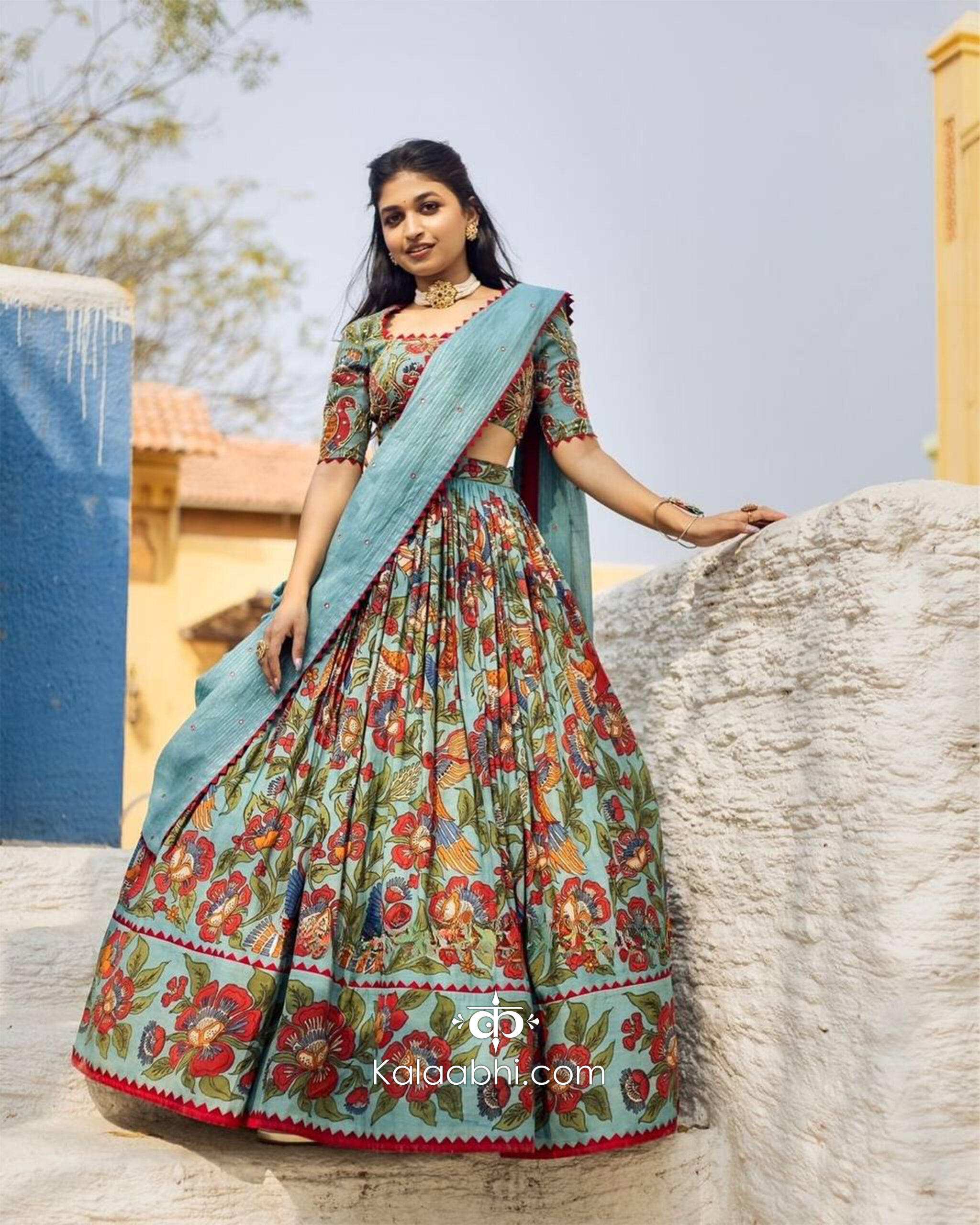 kalamkari lehenga choli –